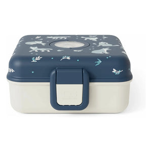 Monbento - Snacky Loup लंच बॉक्स | नीला