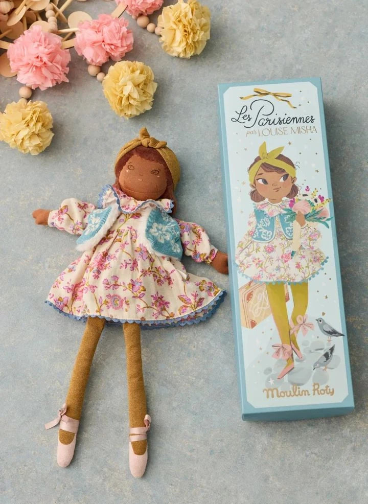 Louise Misha - चेरी बेबी - Louise Misha x Moulin Roty | भूरा