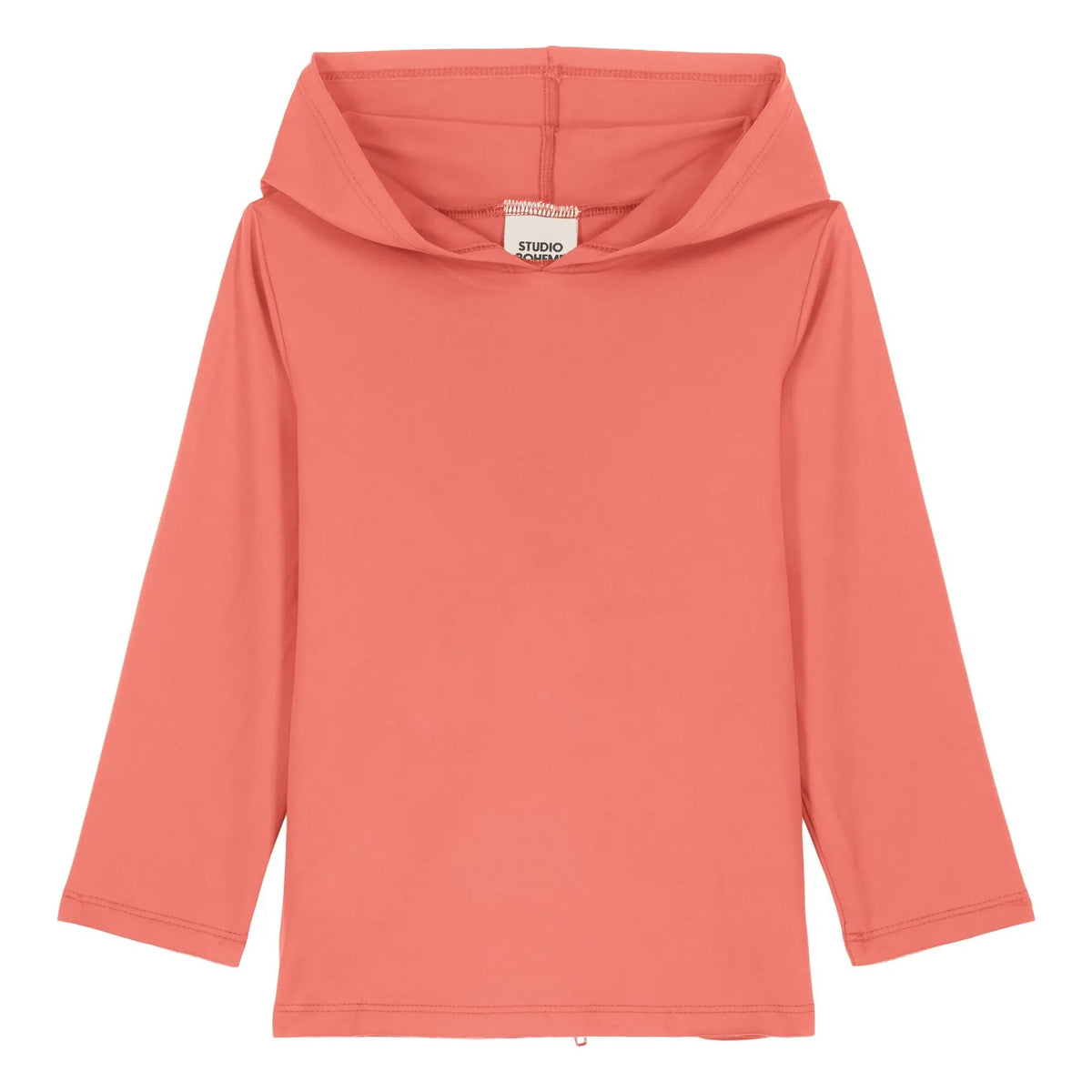 Studio Bohème - एंटी-यूवी हुडेड टी-शर्ट | गुलाबी