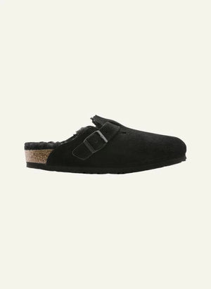 BIRKENSTOCK - Boston Shearling Clogs - Yetişkin Koleksiyonu | Siyah