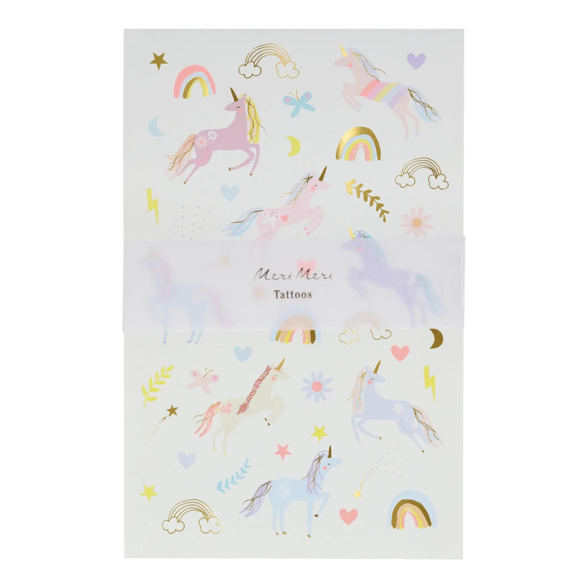 Meri Meri - Geçici Unicorn Dövmeleri