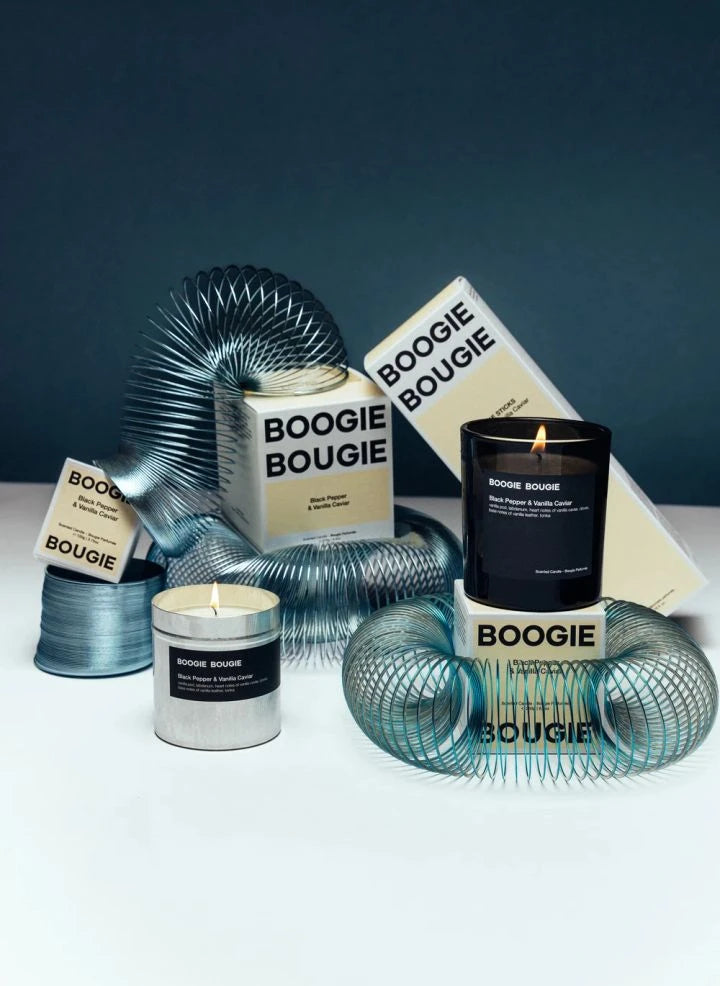 Boogie Bougie - Siyah Biber & Vanilya Caviar Mum - 250 g