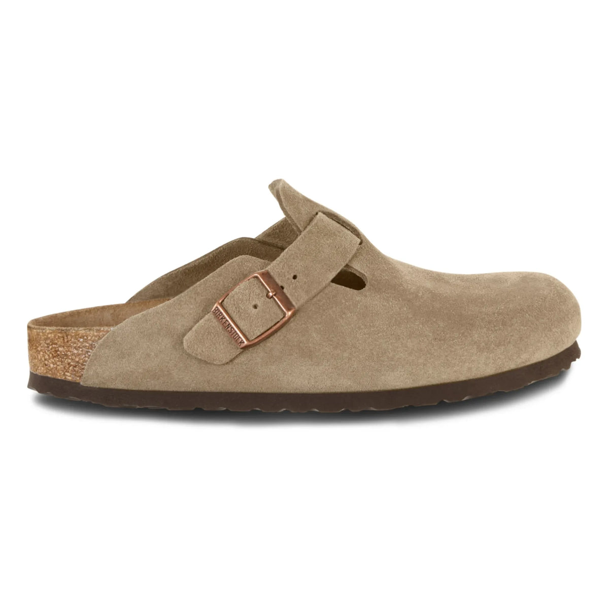 BIRKENSTOCK - Boston Dar Kalıp Terlikler - Yetişkin Koleksiyonu | Toz kahverengi