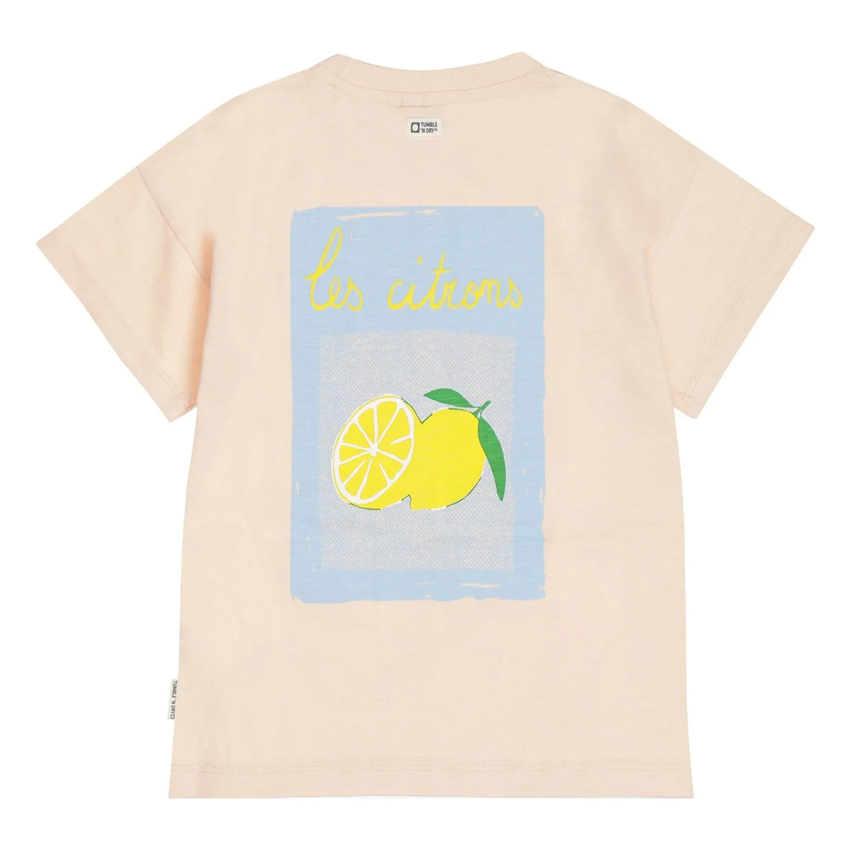 Tumble N'Dry - Oversize Tişört Lemons Organik pamuk | Şeftali