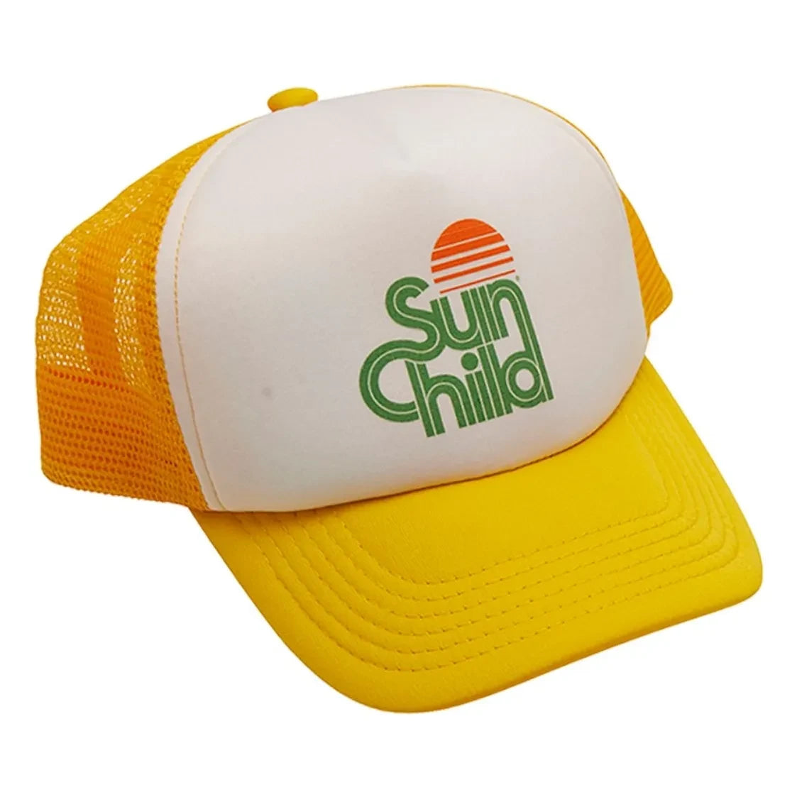 Sunchild - Trucker Sunset टोपी | पीला