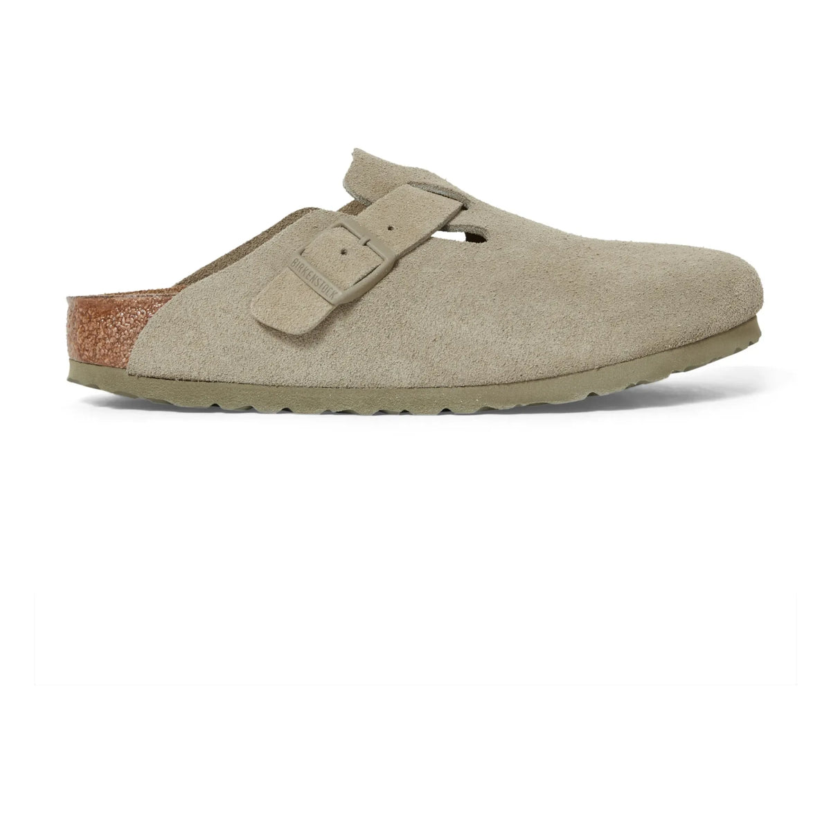 BIRKENSTOCK - बोस्टन संकीर्ण फिट चप्पल - वयस्क संग्रह | खाकी