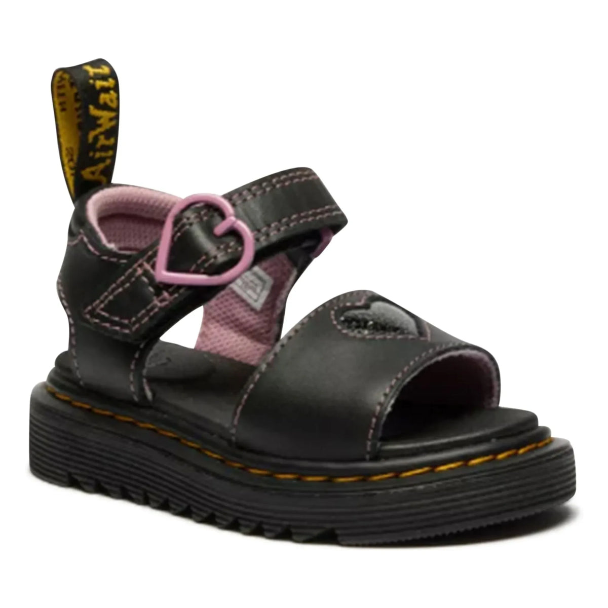 Dr. Martens - Marlowe Hearts II J सैंडल | काला