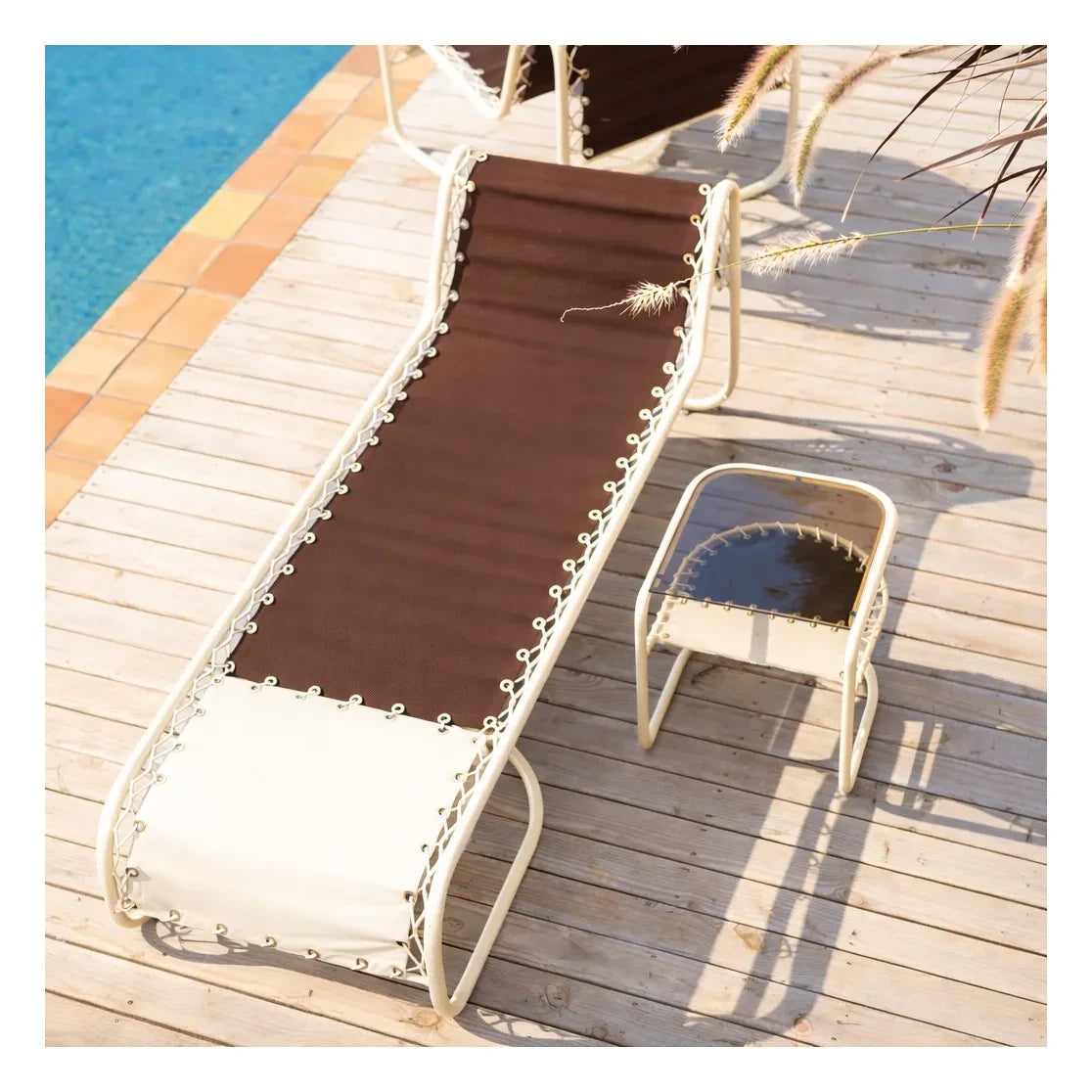 Honoré - Campo Outdoor Şezlong | Kahverengi