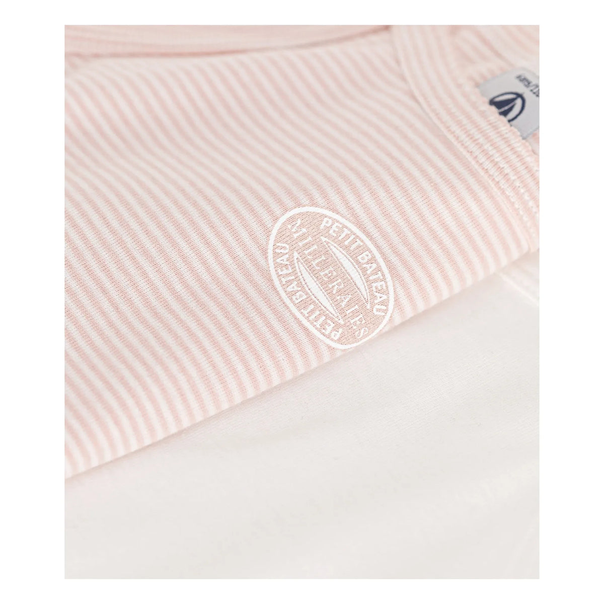 Petit Bateau - 2'li Çizgili Atlet Seti | Pembe