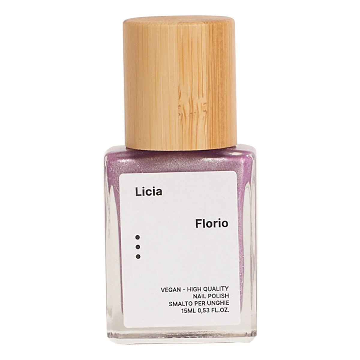 Licia Florio - Opale नेल पॉलिश - 10 मिली | डस्टी रोज़ (गुलाबी)