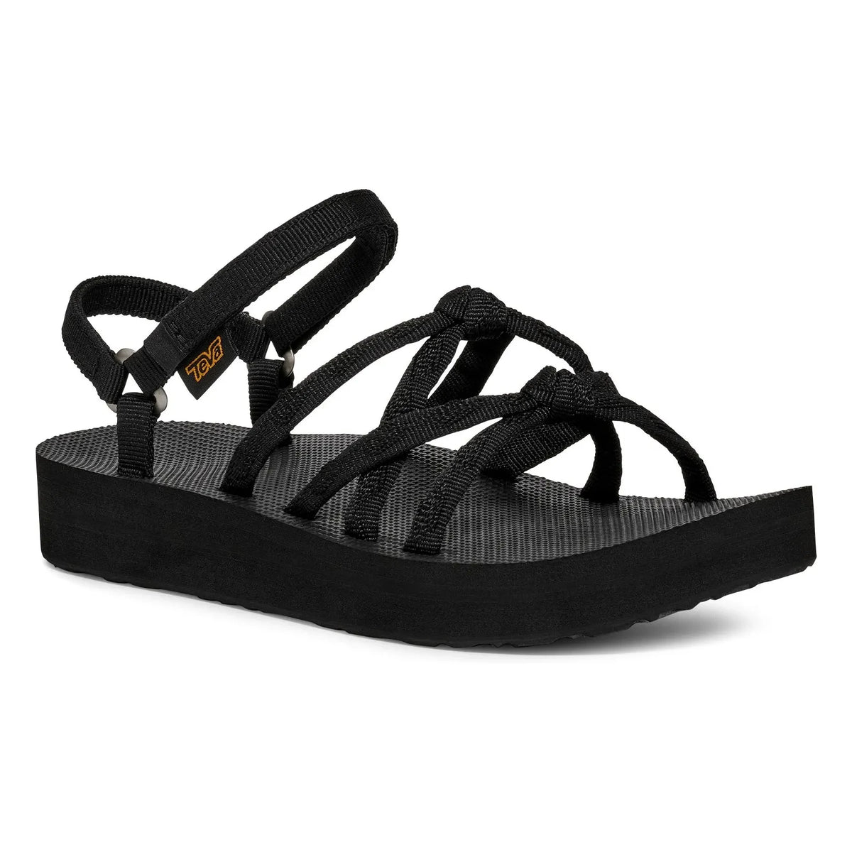 Teva - Midform Kena स्लिम सैंडल | काला