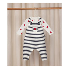 Petit Bateau - बॉडी और जंपसूट सेट | सफेद