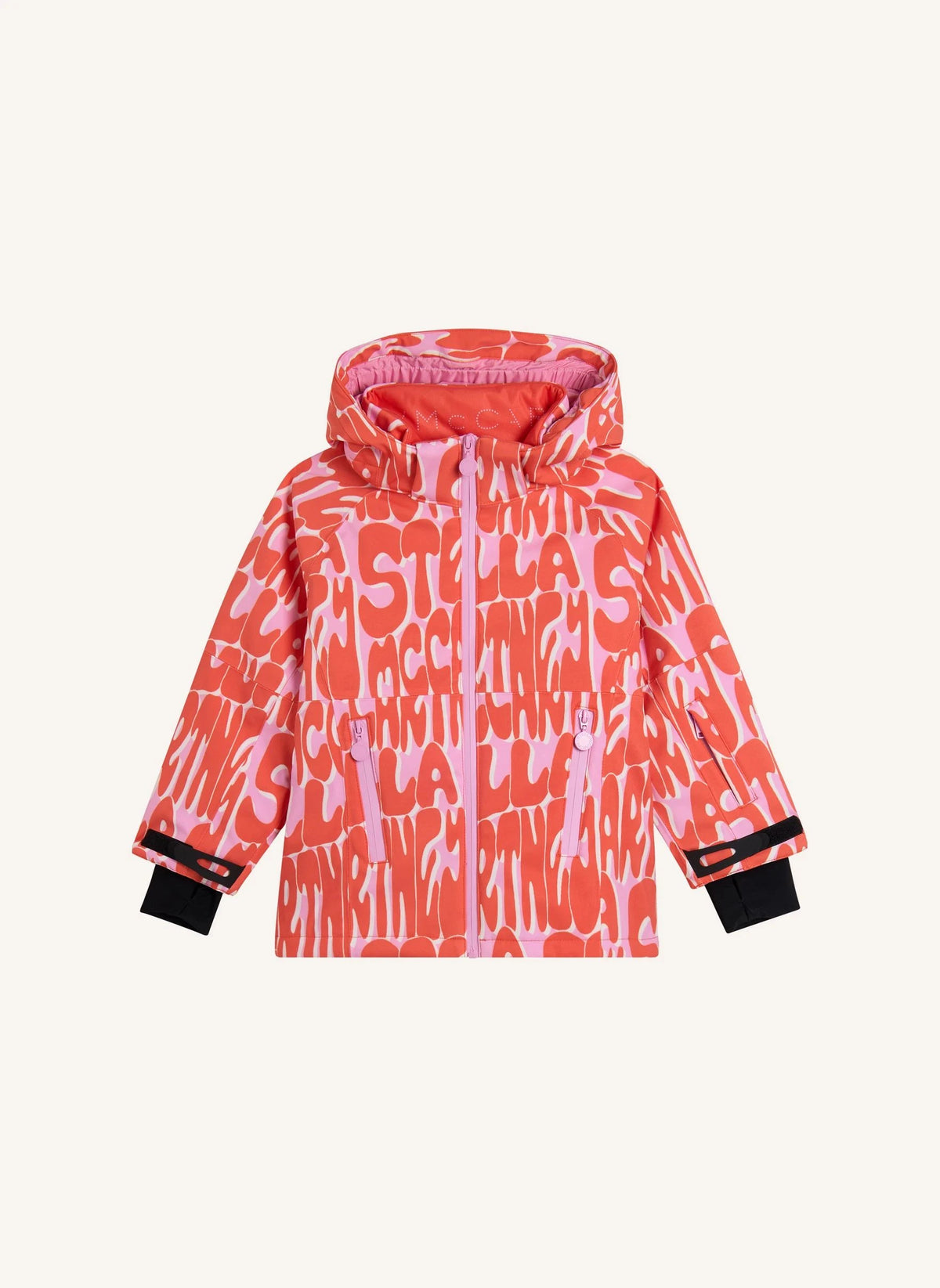 Stella McCartney Kids - Stella स्की जैकेट | गुलाबी
