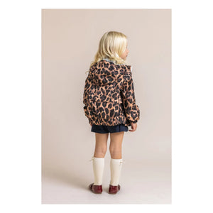 Flotte - वाटरप्रूफ विंडब्रेकर बैस्टिल लेपर्ड रीसायकल किए गए फाइबर | भूरा