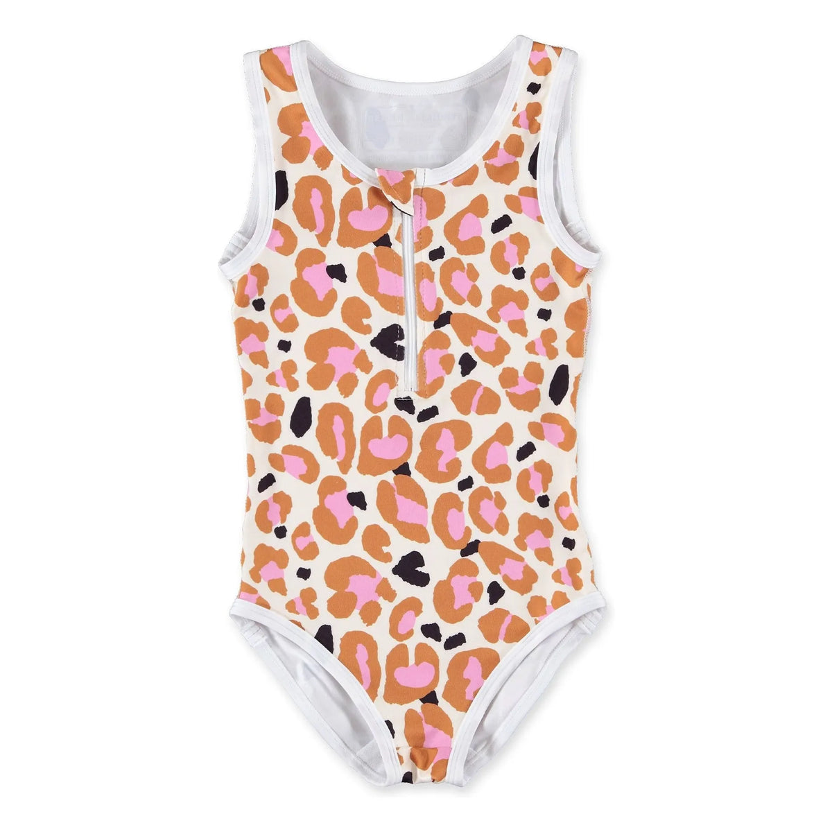 Beach & Bandits - Candy Leopard यूवी सुरक्षात्मक वन-पीस स्विमसूट रीसायकल फाइबर