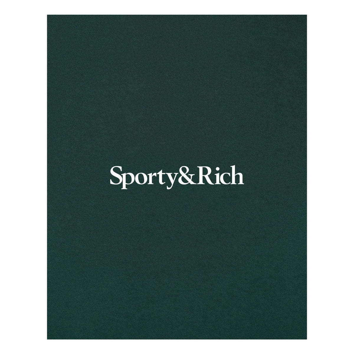 Sporty & Rich - जॉगर सेरिफ़ लोगो | गहरा हरा