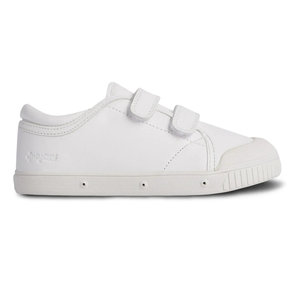Spring Court - G2 Nappa Düşük Bilek Cırt Cırtlı Sneaker | Beyaz