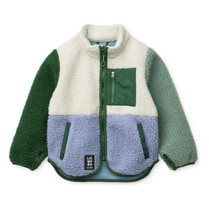 Liewood - Nolan रीसाइकल्ड फाइबर शेरपा जैकेट | लैवेंडर