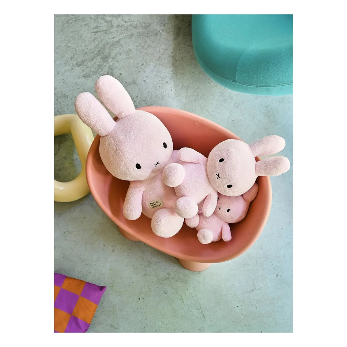 Bon Ton Toys - MIFFY - Miffy प्लश | डस्टी पिंक