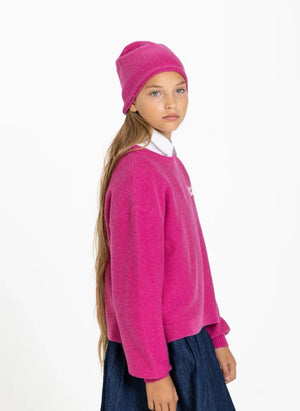 Smallable Kid - Shelly "Keep On Moving" Yün Kazak | Fuşya