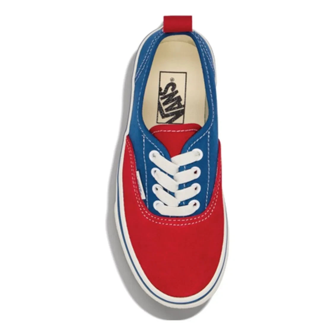 Vans - बास्केट्स इलास्टिक लेस ऑथेंटिक बायकलर | लाल