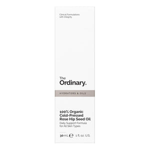 The Ordinary - %100 ऑर्गेनिक कोल्ड-प्रेस्ड रोज़ हिप सीड ऑयल - 30 मिली