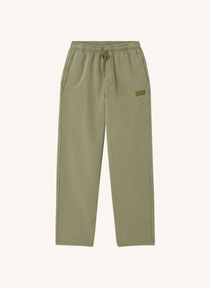 American Vintage - Jogger Ample Plizzy | Haki