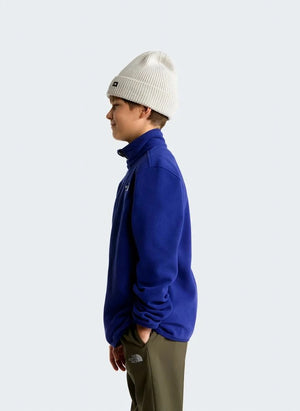 The North Face - Glacier Trucker Tarzı Kapüşonlu Polar | Kraliyet mavisi