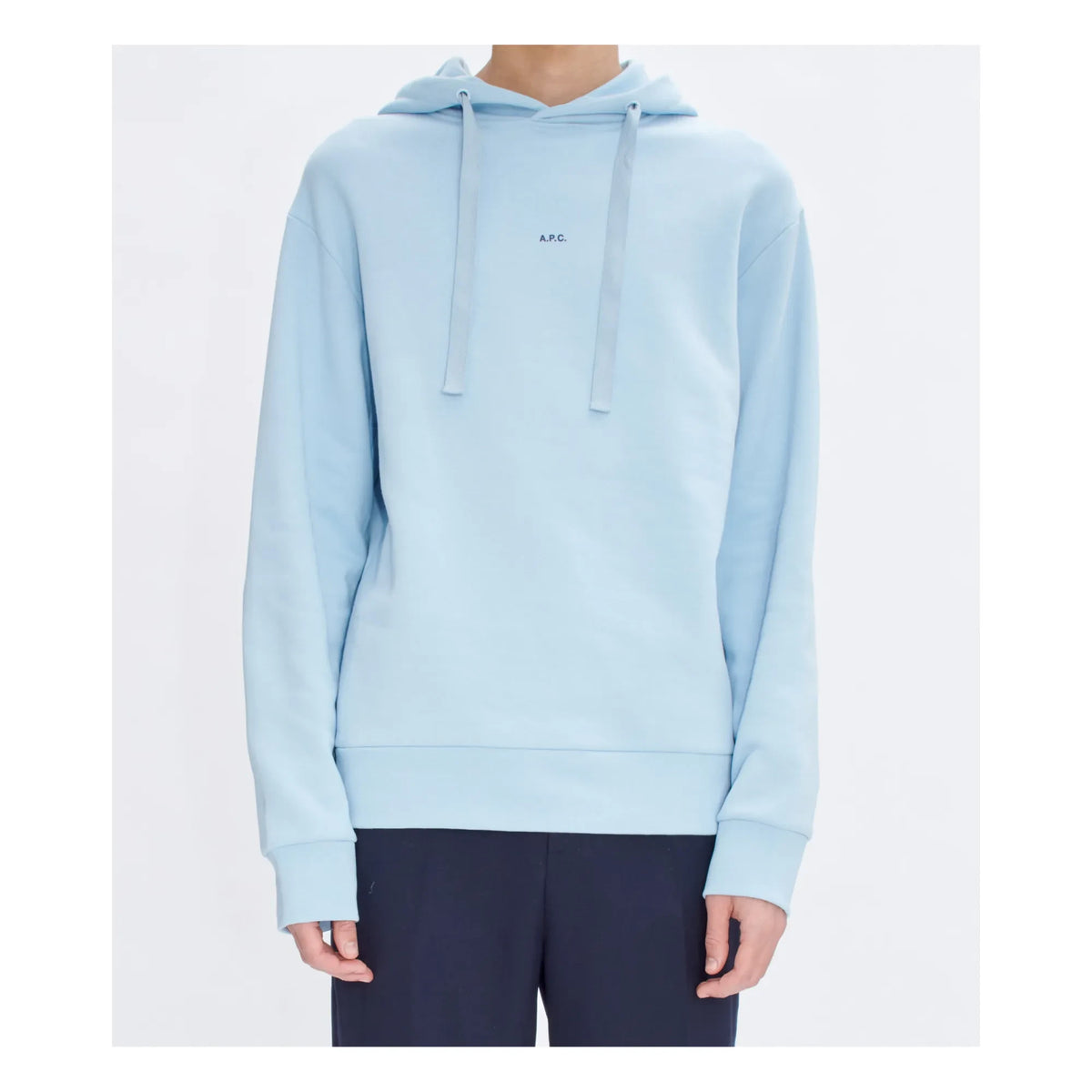 A.P.C. - Larry Hoodie Organik pamuk | Açık mavi
