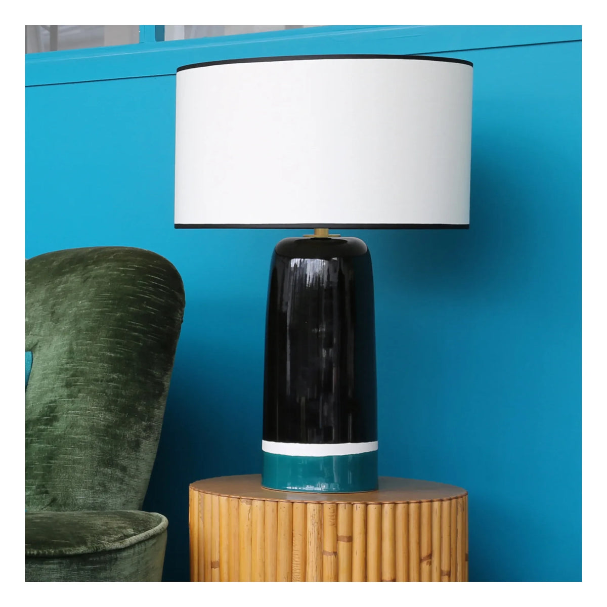 Maison Sarah Lavoine - Sicilia टेबल लैंप H60cm | सारा ब्लू