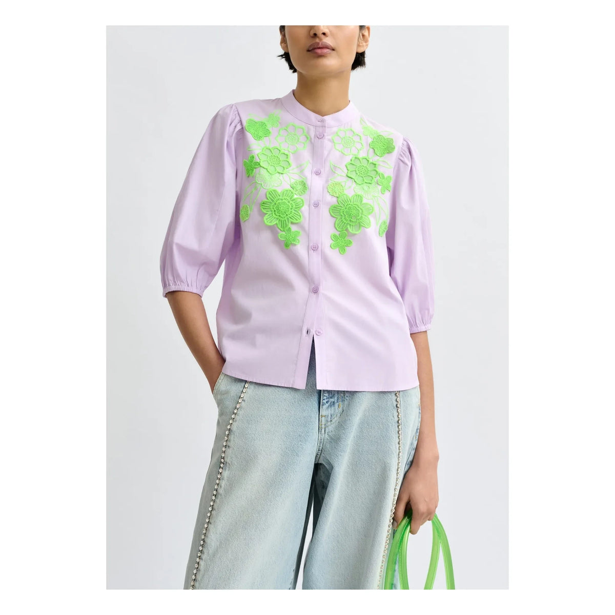 Essentiel Antwerp - Jorja शर्ट | पाउडर पर्पल