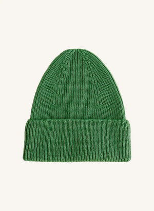 Hvid - Fonzie şapka Merino yünü | Yeşil
