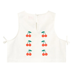 Tinycottons - Top Cerises | सफेद
