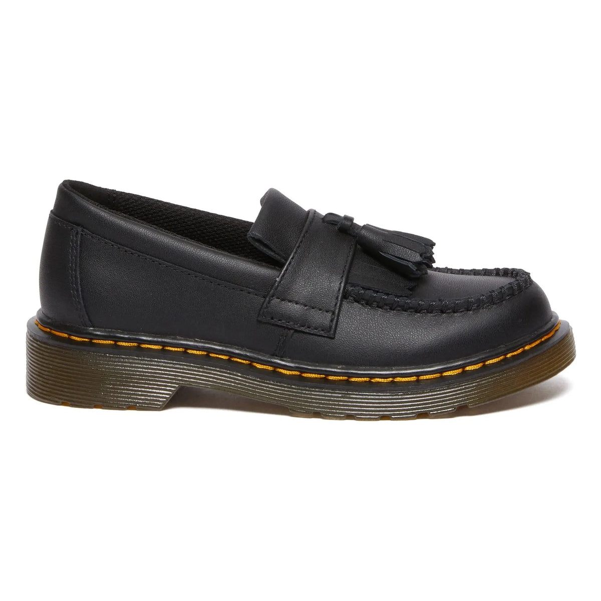 Dr. Martens - एड्रियन जे टैसल्ड लोफर्स | मैट ब्लैक