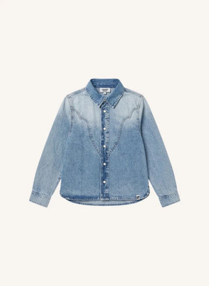 Hundred Pieces - Pauline Denim Gömlek | Açık Denim