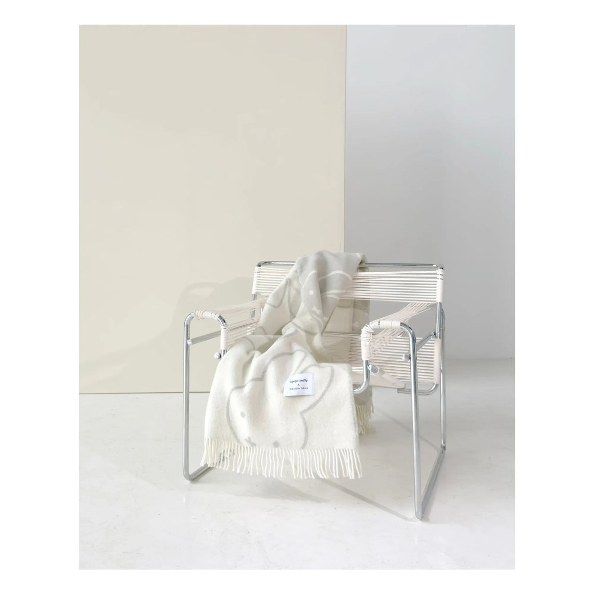 Maison Deux - Miffy कंबल | क्रीम