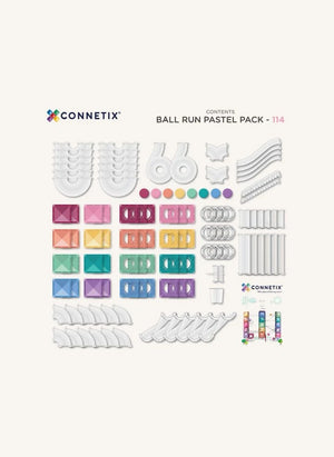 Connetix - Pastel 114 Parça Top Yuvarlama Seti
