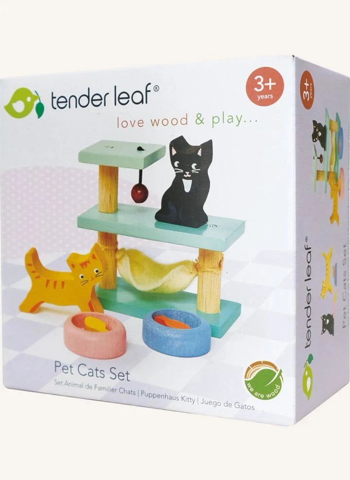 Tender Leaf Toys - बिल्लियाँ और बिल्ली के पेड़