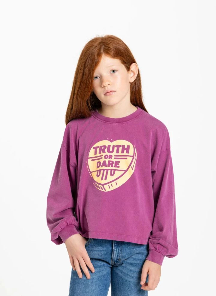 Hundred Pieces - Billie Truth Dare Tişört | Ahududu Kırmızısı