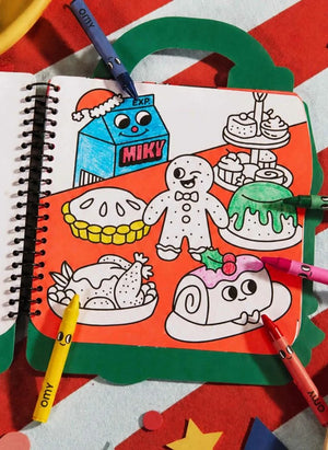 Omy - Noel çıkartmalı boyama kitabı
