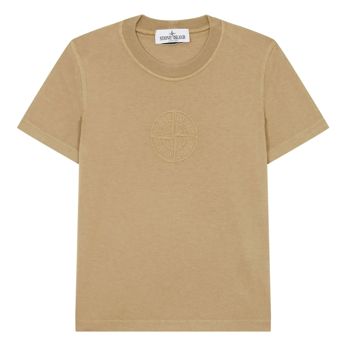 Stone Island - प्लेन टी-शर्ट | ग्रे-ब्राउन
