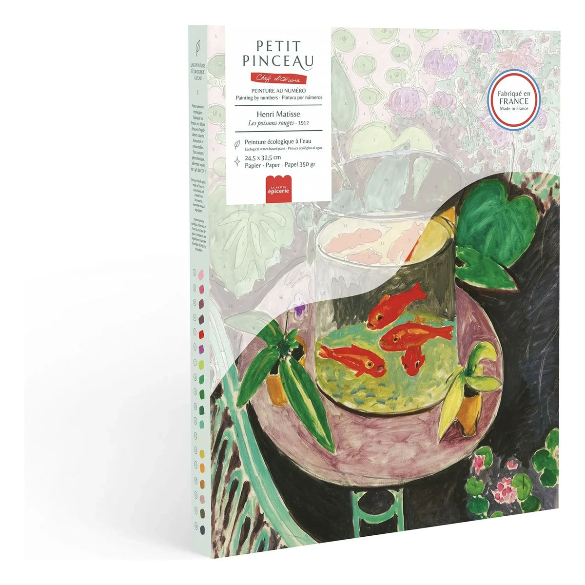 La Petite Épicerie - नंबर द्वारा पेंटिंग सेट - Les Poissons Rouges