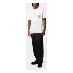 Carhartt WIP - Fragments पॉकेट डिटेल ऑर्गेनिक कॉटन टी-शर्ट | सफ़ेद