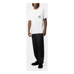Carhartt WIP - Fragments पॉकेट डिटेल ऑर्गेनिक कॉटन टी-शर्ट | सफ़ेद