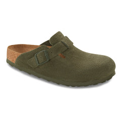 BIRKENSTOCK - बोस्टन संकीर्ण फिट चप्पल - वयस्क संग्रह | खाकी