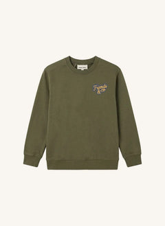 Smallable Kid - Favio Friends & Co Organik Pamuklu Sweatshirt | Verdigris