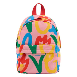 Stella McCartney Kids - फूलों वाला बैकपैक | गुलाबी