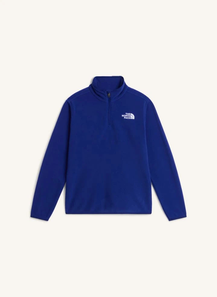 The North Face - Glacier Trucker Tarzı Kapüşonlu Polar | Kraliyet mavisi