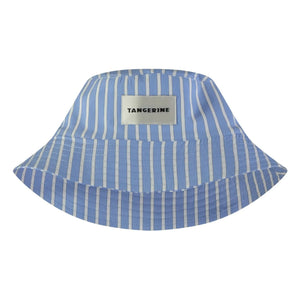 टैंजरीन - बॉब लोगो धारीदार | हल्का नीला