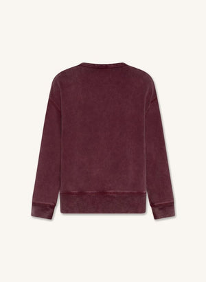 AO76 - Oscar Anniversary geri dönüştürülmüş pamuk sweatshirt | Bordo